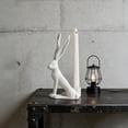 thumbnail image 4 of Vggrvlo Easter Bunny Candlestick Holders Vintage Rustic Bunny Stick Holders Resin Taper Candle Centerpieces Decor for Easter Fireplace Mantle Dining Table, Holiday Office Home Gift Shape A, 4 of 6