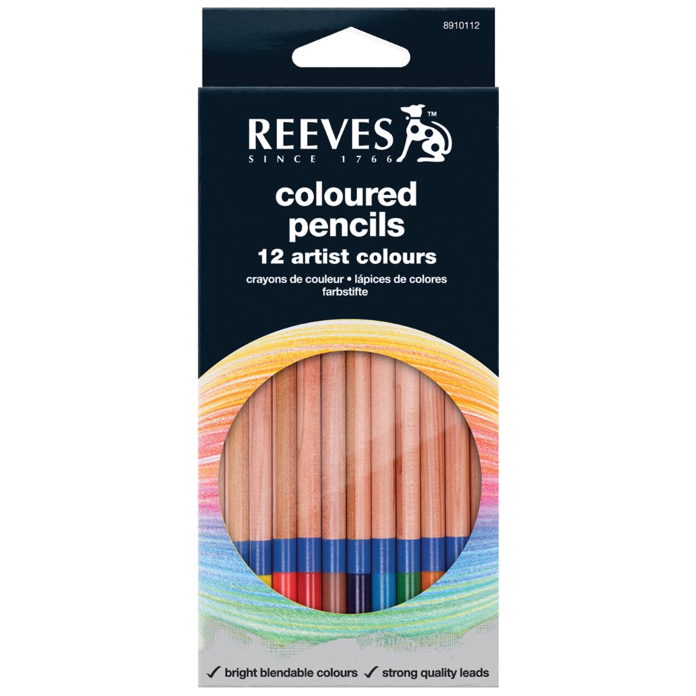 Reeves Value Colored Pencil Set, 12Colors