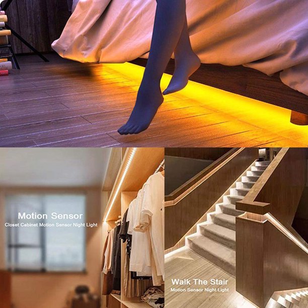 Lámpara Tira de luz LED Lámpara flexible Cinta de diodo Decoración Luz de fondo (Blanco cálido + 2 m) Ndcxsfigh Nuevos Originales