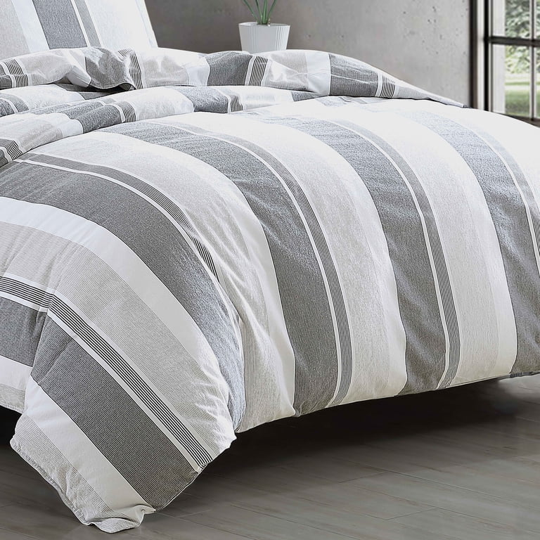 Riverbrook Home Nichols Comforter Set, Black/White Queen 5-Piece - Jacquard Woven Bedding