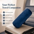 thumbnail image 2 of Neck Roll Pillowcases with Zipper, Solid Color Soft Velvet Round Pillowcase 5.9x15.7 Inches Cylindrical Pillow Cushion for Bedroom, Living Room, Sofa, 2 of 8