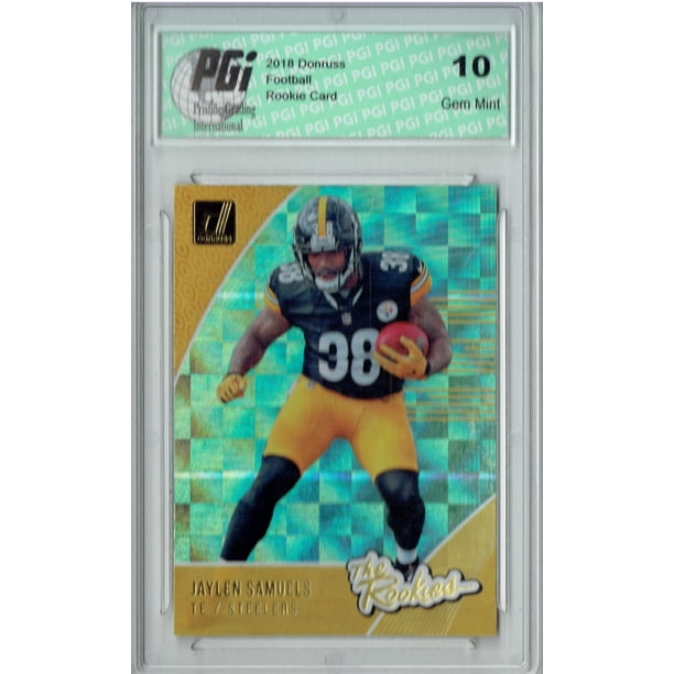 Donruss Jaylen Samuels 18 Donruss R 34 The Rookies Sp Rookie Card Pgi 10 Walmart Com Walmart Com