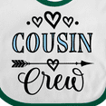 thumbnail image 4 of Inktastic Cousin Crew Girls Baby Bib, 4 of 4