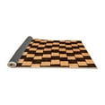 thumbnail image 2 of Ahgly Company Indoor Rectangle Abstract Orange Modern Area Rugs, 2' x 4', 2 of 4