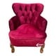 thumbnail image 1 of Sillón Vintage Individual MARDAM Terciopelo Vino, 1 of 3