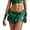 X Green, variant on Yollmart Women's Sequins Tassel Skirts Shorts Booty Dance Festival Bottoms