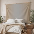 thumbnail image 3 of Beige Gray Ombre Tapestry for Bedroom Wall Hanging Tapestry, Modern Gradient Abstract Art Ceiling Backdrop Tapestries Poster Blanket Wall Decor for Teens Room Living Room Dorm 51" x 59", 3 of 8