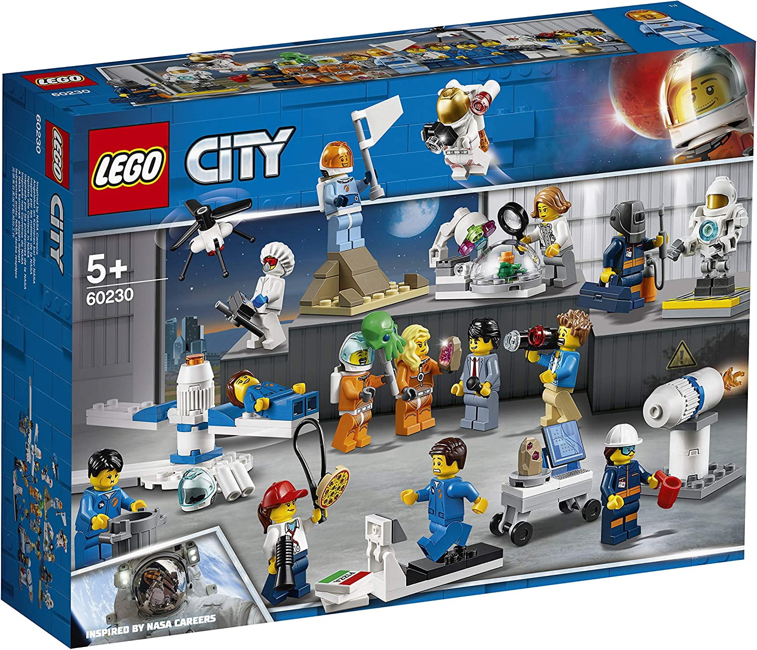YEAU 3セット LEGO 60230 City People Pack - Space Research and Development