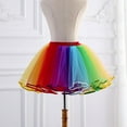thumbnail image 7 of EHRWE Skirts For Women Rainbow Tutu Skirt Layered Skirt Girls Colorful Tutu Skirt For Party, 7 of 7