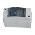 thumbnail image 2 of 1000V 40A IP65 Waterproof DC Disconnect Switch with Transparent Protective Cover, Over-Voltage/Overload/Lightning Protection, Polycarbonate & ABS Construction for Solar PV Grid-Off Systems, Home, RV, 2 of 7