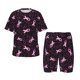 thumbnail image 1 of Fotbe Breast Cancer Awareness3 Pijama Estampada de 2 Piezas para Niños – Ropa de Dormir de Manga Corta Cómoda para Niños y Niñas, Camiseta y Shorts de Algodón-X-Large, 1 of 6