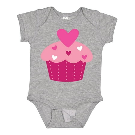 

Inktastic Valentine s Day Cupcake Boys or Girls Baby Bodysuit