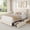 Beige TWIN, variant on Gaderth Platform Bed Frame with Headboard,Teddy Fleece Thick Fabric Upholstered Platform Bed with 2 Storage Drawer, Cloud Bed Frame with Adjustable Headboard, No Box Spring Needed