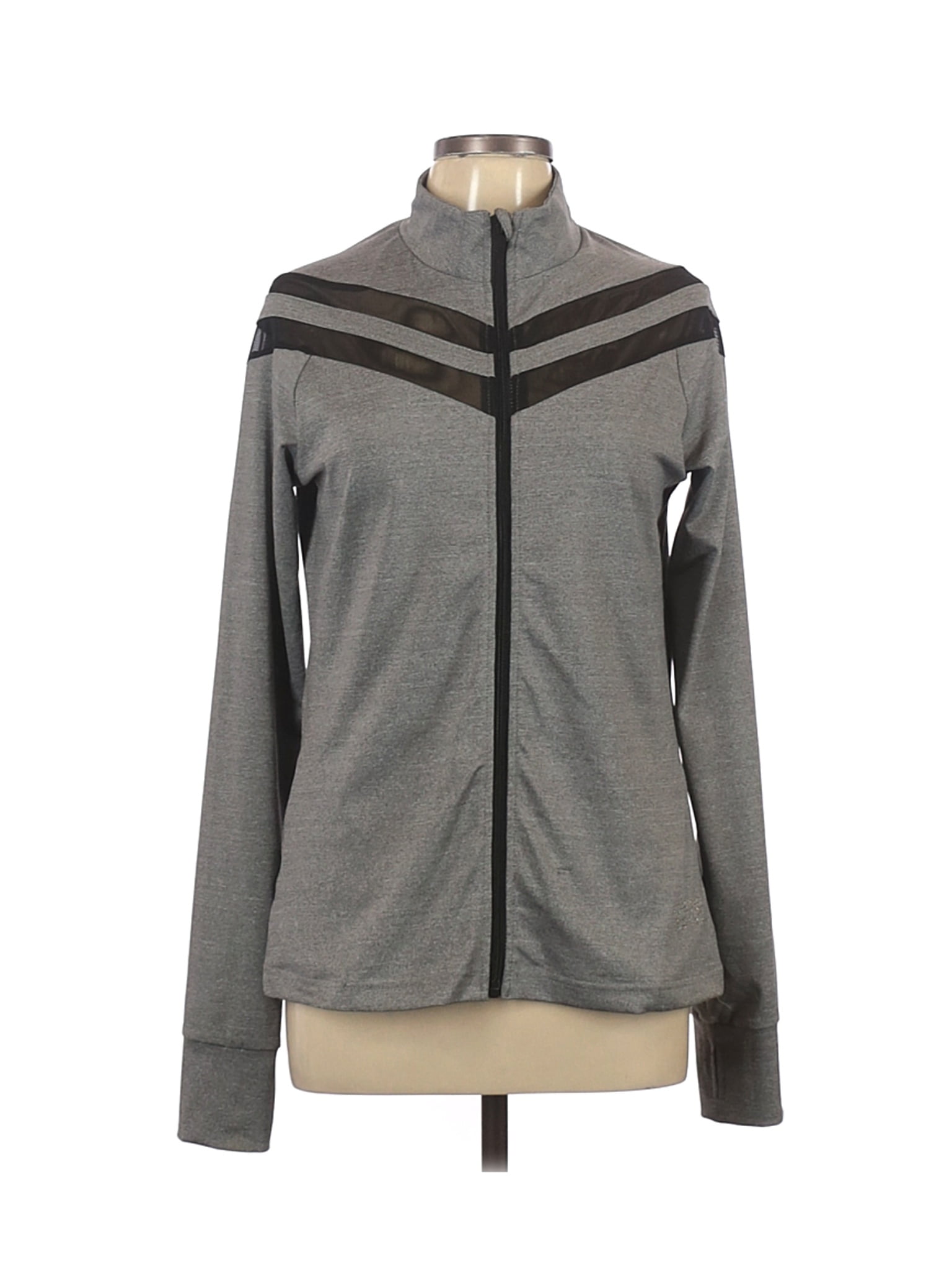 Bebe Pre Owned Bebe Sport Women S Size L Track Jacket Walmart Com Walmart Com