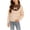 Beige, variant on Jalioing Big Girls Sweaters Crew Neck Long Sleeve Cable Knit Sweater Tops Casual Thermal Patchwork Bowknot Pullover
