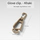 thumbnail image 3 of Gancho para Guantes Portátil Color Caqui Clips para Guantes Protectores Multiusos Clip de Soporte para Guantes de Trabajo Anticaída para Trabajador, 3 of 5
