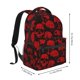 thumbnail image 2 of Fotbe Red Skulls Mochila Casual con Estampado para Escuela, Viajes y Actividades al Aire Libre - Duradera, Ligera y Cómoda, 2 of 5