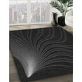 thumbnail image 3 of Ahgly Company Machine Washable Indoor Square Transitional Night Black Area Rugs, 4' Square, 3 of 7