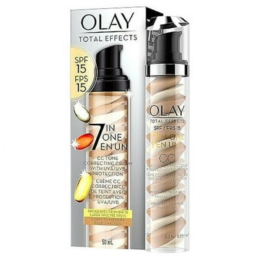 Olay Total Effects Tone Correcting Face Moisturizer with Sunscreen SPF 15, Light to Medium 1.7 Ounces