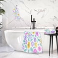 thumbnail image 6 of Colorful Flowers Towels Highly Absorbent Cotton Towels 2 Pack, Premium Spa & Hotel Quality Quick Dry Towel Set,54" x 27", 6 of 7