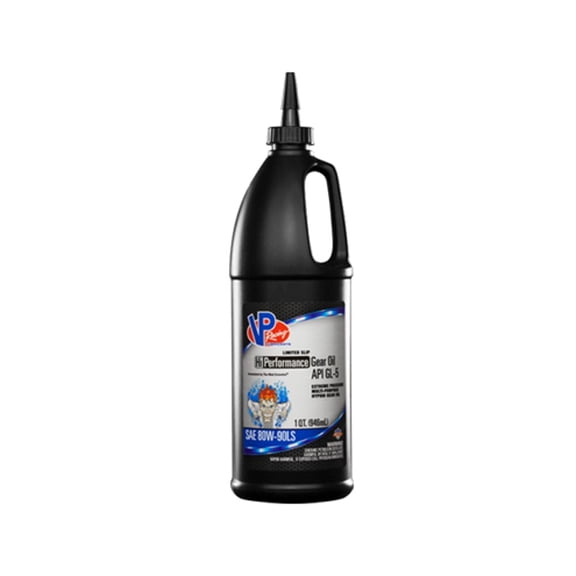 VP Racing Fuels 2895 Hi Performance API GL-5 Gear Oil, Quart Bottle SAE 80W-90LS
