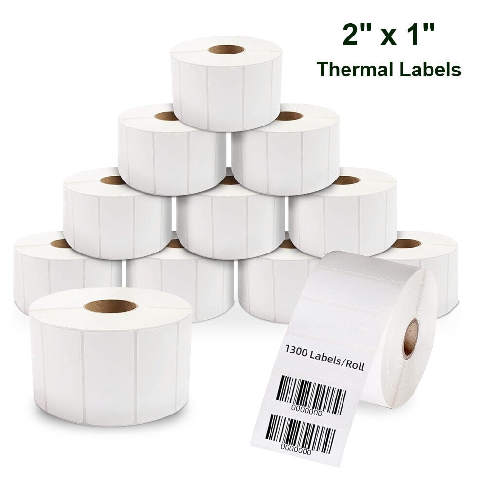 Trohestar 4x6 Direct Thermal Labels - 500 Fanfold Labels, White, Compatible With Rollo & Thermal Printers - View #11