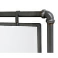 thumbnail image 5 of Morse Rectangular Industrial Grey Metal Bathroom Vanity Wall Mirror (Set of 2), 5 of 6