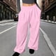 thumbnail image 5 of Pincandy Women's Fashion Casual Solid Color Ruched Elastic Waist Pants - Loose Fit for Outdoor Activities, 5 of 6