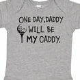 thumbnail image 4 of Inktastic One Day, Daddy Will Be My Caddy Kids Golfing Boys or Girls Baby Bodysuit, 4 of 5