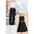 thumbnail image 3 of YooGuoGuo Women PU Leather Knitted Waist String Belt/Rope/Chain Long Boho Wrap Skinny Belt, 3 of 9