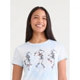 thumbnail image 4 of All American Skeleton Women's Graphic Tee with Short Sleeves, Sizes XXS-XXL, 4 of 5
