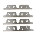 thumbnail image 1 of 4 Uds. Cubiertas para espacios de estufa de acero inoxidable entre la estufa y la encimera, relleno de huecos lateral para horno resistente, retráctil, 1 of 8