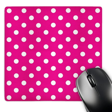3dRose  Magenta and White Polka Dot Print  MousePad price history on PriceWatchPro