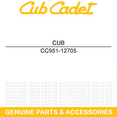 thumbnail image 2 of CUB CADET 951-12705 Carburetor Assembly SUC SUB SUA SU Engine 365 265 165 11, 2 of 5