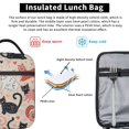 thumbnail image 5 of Cute Cats Lunch Bag Portable Thermal Lunch Box for Men and Women, 5 of 6