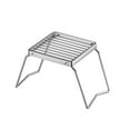 thumbnail image 2 of Portable Stainless Steel Folding Camping Stove Grill Rack | Outdoor Cooking Baking Cool Bracket | Compact BBQ Grid for Camping Picnic Backpacking, 2 of 6