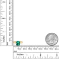 thumbnail image 5 of Gem Stone King 10K Yellow Gold Green Nano Emerald Solitaire Engagement Ring for Women (2.00 Cttw, Emerald Cut 9X7MM, Gemstone May Birthstone, Available in Size 5, 6, 7, 8, 9), 5 of 7