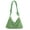 Green, variant on Women's Glitter Rhinestone Purse Crystal Evening Clutch Bag Shoulder Underarm Bag Silver