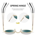 thumbnail image 4 of Gafas de sol Joopin Mirrored Red Round Polarized UV400, 4 of 6