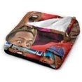 thumbnail image 5 of Martin Lawrence Blanket Flannel Soft Throw Blankets for Bedroom Livingroom Sofa Home 80""X60"", Black, 5 of 6