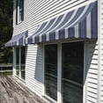 thumbnail image 2 of Awntech 5.38 Ft Nantucket Curved Slope Fixed Awning Canopy (64.5in x 44in x 36in), Navy/Gray/White Multi, 2 of 3