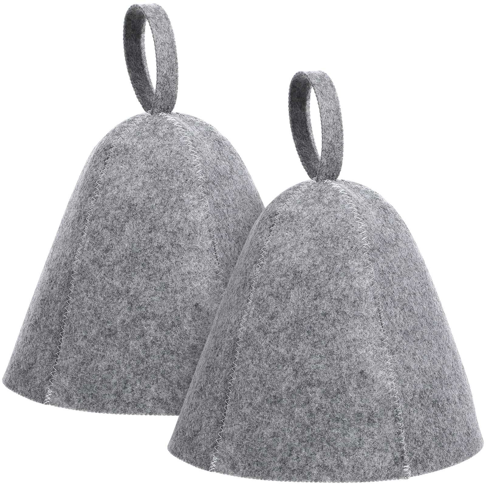10pcs Felt Sauna Hat Thickened Comfortable Shower Hat Lightweight Indoor Sauna Supply Comfort Cap Replacement Bathing Cap