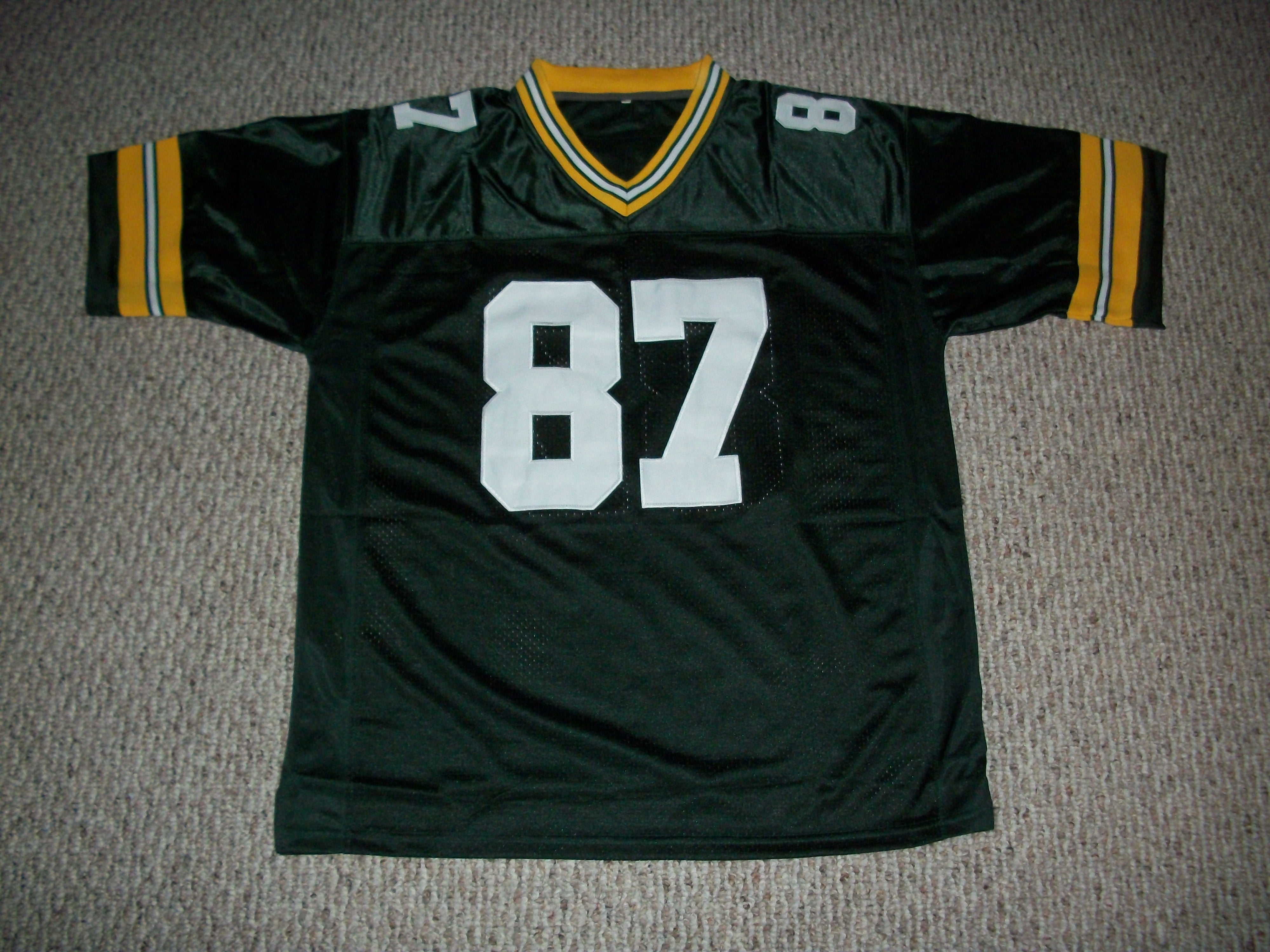 Unsigned Robert Brooks Jersey #87 Green Bay Custom Stitched Green Football  New No Brands/Logos Sizes S-3XL 