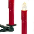 thumbnail image 4 of Set of Twentyfour Red LED Flameless Christmas Tree Clip On Candles, 4 of 7