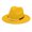 Yellow, variant on Hats Christmas Spring And Sunscreen Pearl Accessories Sun Black Flat Brim Retro Jazz Top Womens Straw Winter Hats For Women