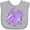 AC-Heather Grey, variant on Inktastic Cute Baby Purple Dragon Boys or Girls Baby Bib