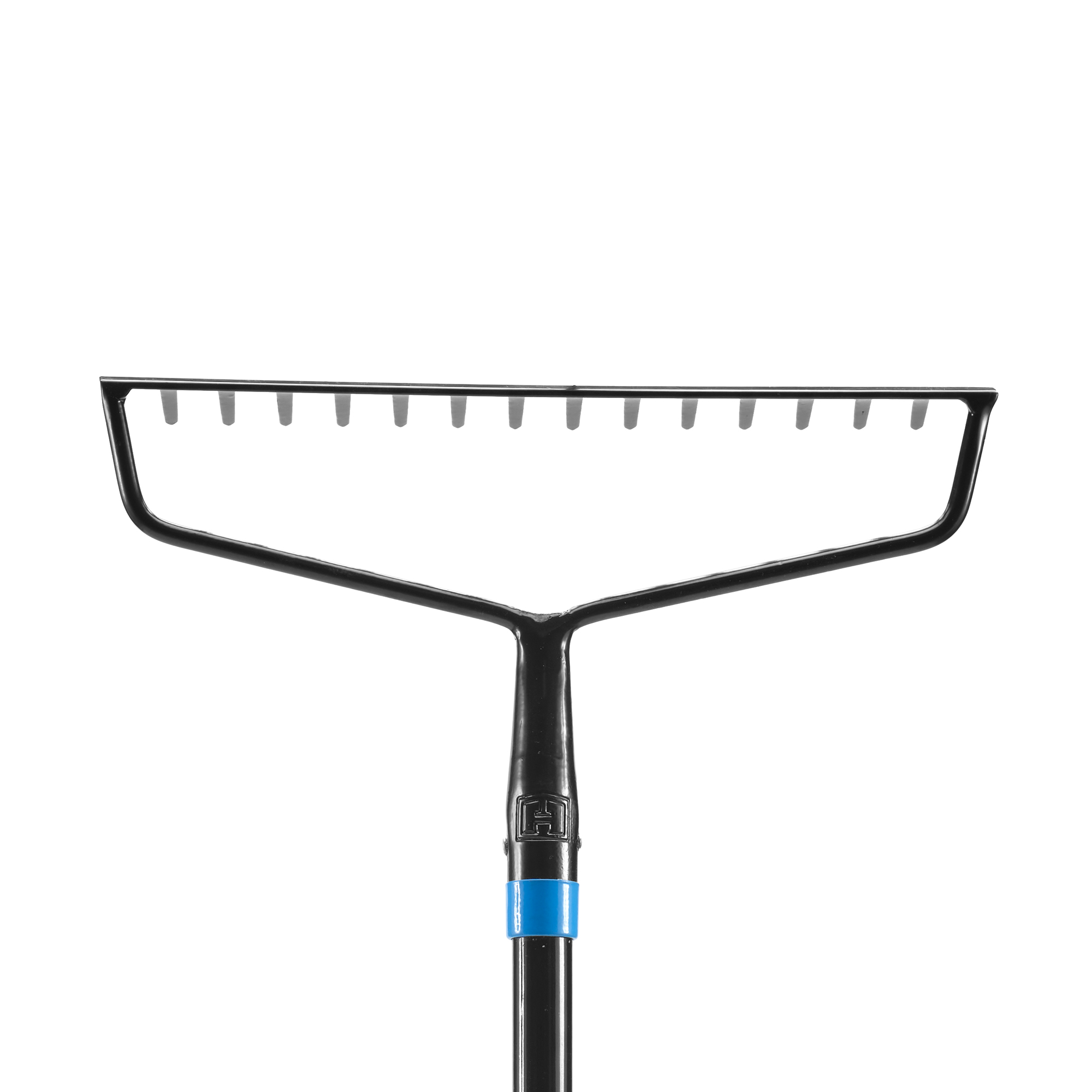 HART 16-Tine Steel Garden Bow Rake, Fiberglass Shaft with Secondary Grip Handle - image 2 of 9