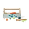 OVERDRIVE Kids Toddlers Wooden Tool Box Set Toy Preschool Play Tool with Play Accessories
