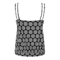 thumbnail image 6 of idosla Womens Blouson Tankini Top Only Loose Fit Swim Top No Bottom Modest Swimsuit (Grey, S), 6 of 8