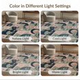 thumbnail image 7 of ODIKA 4'x6' Washable Area Rug Retro Playful Funky Smile Aesthetic Quirky Bathroom Abstract for Dorm Room, Small Living Stain Resistant Low Profile, Easy Care, 7 of 7